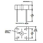 Puente de Diodos  BR64 6 A 400 V