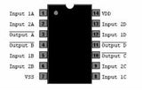 CD4093 CMOS Cuatro Compuertas NAND de 2 Entradas Trigger Schmitt