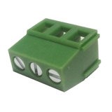 Terminal Block 3 Tornillos 1.5 cm x 1.68 cm x 0.89 cm Verde Grande