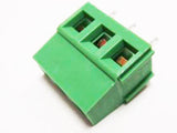 Terminal Block 3 Tornillos 1.5 cm x 1.68 cm x 0.89 cm Verde Grande