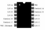 CD4052 CMOS Multiplexor y Demultiplexor de 8 Canales Analógicos