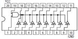 74LS541 TTL Buffer de 8 Entradas no Invertidas 3 Estados