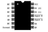 74LS293 TTL Contador Binario de 4-Bit