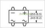 Puente de Diodos DB106 1 A 800 V