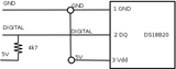 Sensor de Temperatura DS18B20 = DS1820