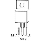 Triac 8 A 400 V TO220 Q4008L4