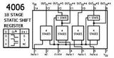 CD4006 CMOS Registro de 18 Bits