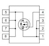 Transistor FDS9435A Mosfet Pequeña Señal CH-P 30 V - 5.3 A  38C7185