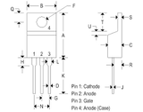 SCR 12 A 800 V TO220 2N6399G