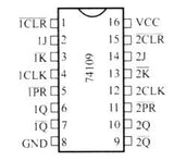 74LS109 TTL Dual J-K Flip-Flop With Clear & Preset