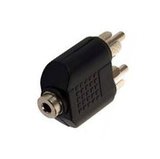 Adaptador  "Y" Jack 3.5 mm Estéreo a 2 Plug RCA