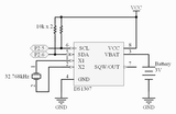 DS1307 Reloj de Tiempo Real 64X8 Serial