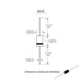 Diodo SB540 Schottky 40 V 5 A