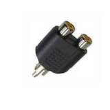 Adaptador "Y"  Plug RCA a 2 Jack RCA