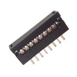 Conector para Cable Plano 16 Pines Milimétrico Soldable en PCB