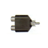 Adaptador "Y"  Plug RCA a 2 Jack RCA