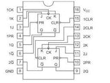 74LS112 TTL Dual J-K Flip-Flop With Preset & Clear