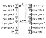 CD4073 CMOS Compuerta AND de 3 Entradas