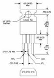 Triac 8 A 400 V TO220 BTA08-400C