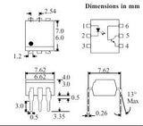 Optoacoplador H11A1 Salida Transistor