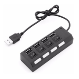 Hub 4 Puertos USB con Switch Elegate HUB.13 2.0