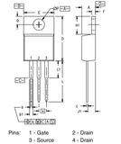 Transistor IXTP80N10T Mosfet TO220 CH-N 100 V 80 A