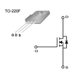 Transistor MDF7N65 Mosfet TO220 CH-N 650 V 7 A