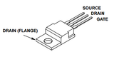 Transistor IRF614 Mosfet TO220 CH-N 250 V 2 A