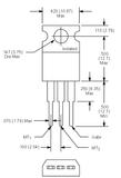 Triac 8 A 200 V TO220 Q2008L4