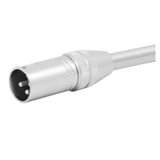 Plug Cannon (XLR3) para Extensíon Metálico con Sujeta Cable  705-713