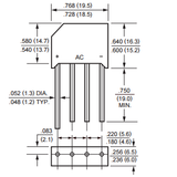 Puente de Diodos RS405L 4 A 600 V