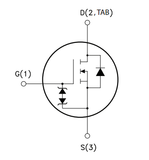 Transistor STD9N40M2 Mosfet Pequeña Señal CH-N 450 V 6 A