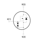 Transistor STP4NK60ZFP Mosfet TO220 CH-N 600 V 4 A