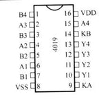 CD4019 CMOS Cuatro Compuertas AND/OR