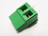 Terminal Block 2 Tornillos 1 cm x 1.68 cm x 0.89 cm  Verde Grande