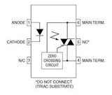 Optoacoplador MOC3063M Salida Triac Zero Crossing
