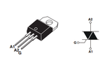 Triac 25 A 600 V TO220 BTA24-600BW