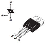 Triac 20 A 600 V TO220 BTA20-600BW