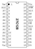 NM27C128Q120 Memoria CMOS EPROM