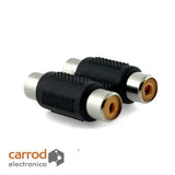 Adaptador 2 Jacks RCA a  2 Jack RCA