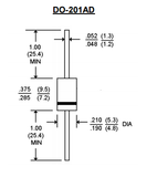 Diodo SB560 Schottky 60 V 5 A