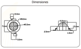 LED de Potencia 1 W sin Disipador Varios Colores