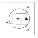 Transistor IRLZ44N Mosfet TO220 CH-N 55 V 47 A