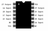 CD4082BE CMOS Compuerta AND de 4 Entradas