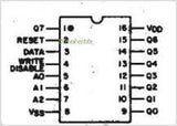 CD4099 CMOS Latch direccionable de 8-bit