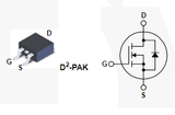 Transistor FDB2532 Mosfet Pequeña Señal CH-N 150 V 79 A 67R2023