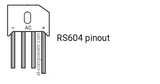 Puente de Diodos RS604 6 A 600 V