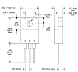 Transistor MTP42N20 Mosfet TO220 CH-N 400 V 42 A