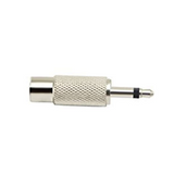 Adaptador Plug 3.5 mm Mono a Jack RCA Metálico