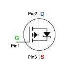 Transistor MTP2P50E Mosfet TO220 CH-P 500 V 2 A